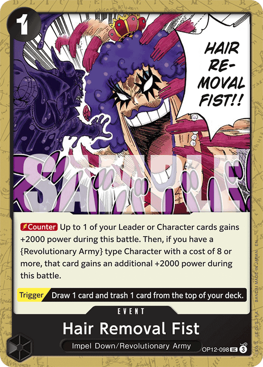 Hair Removal Fist - Legacy of the Master - UC - OP12-098