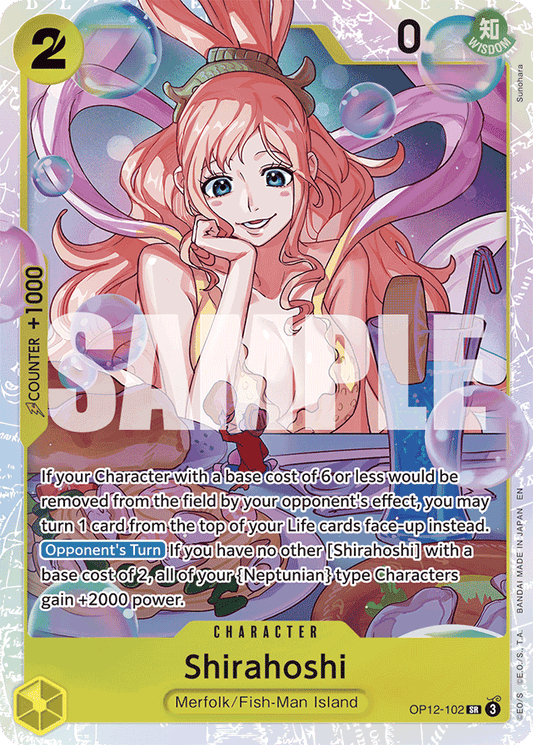 Shirahoshi - Legacy of the Master - SR - OP12-102