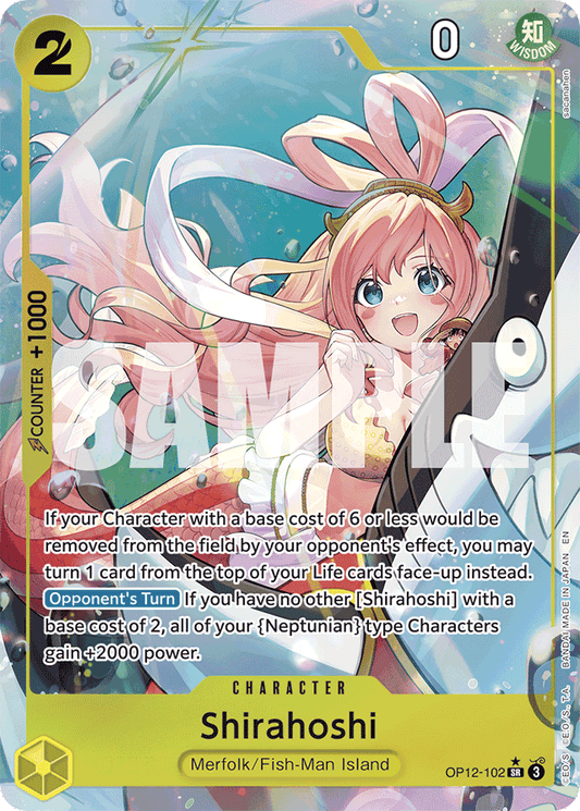 Shirahoshi (Alternate Art) - Legacy of the Master - SR - OP12-102