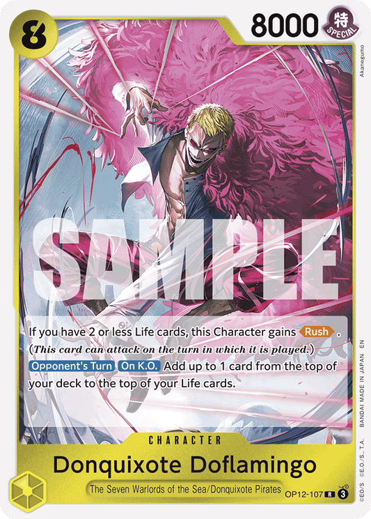 Donquixote Doflamingo - Legacy of the Master - R - OP12-107