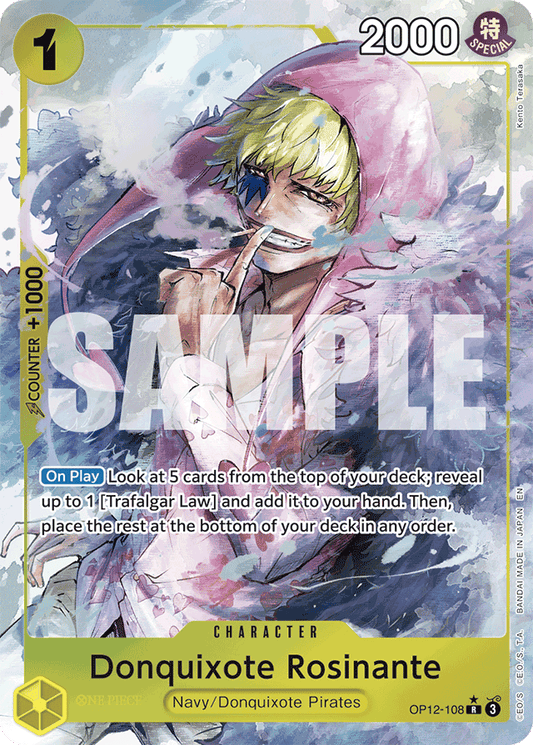 Donquixote Rosinante (108) (Alternate Art) - Legacy of the Master - R - OP12-108
