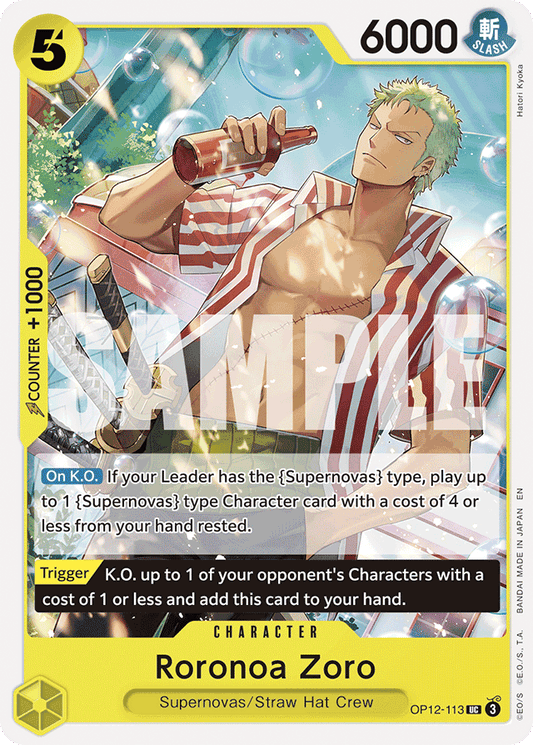 Roronoa Zoro (113) - Legacy of the Master - UC - OP12-113