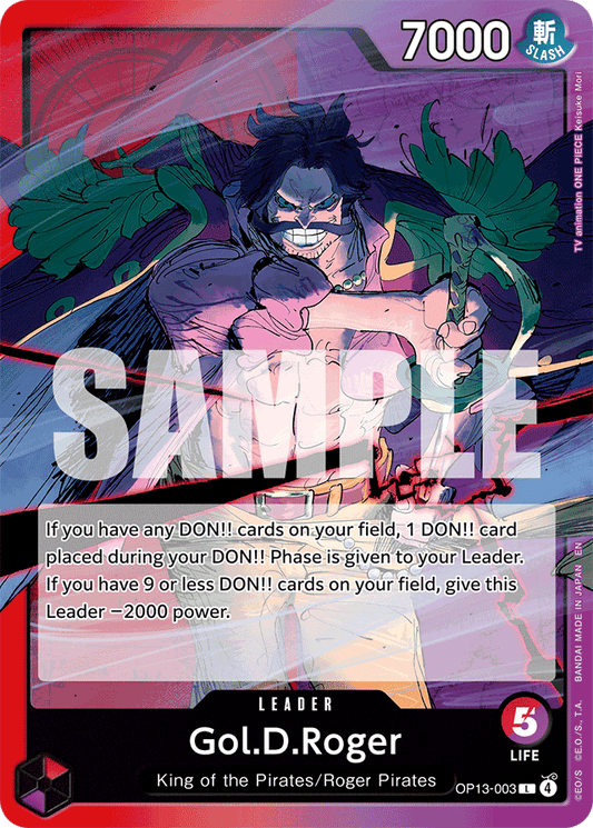 Gol.D.Roger (003) - Carrying On His Will - L - OP13-003