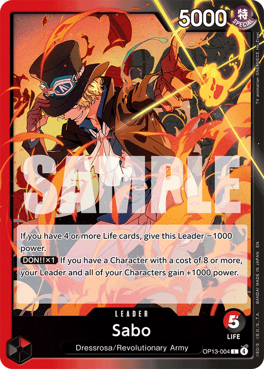 Sabo (004) - Carrying On His Will - L - OP13-004