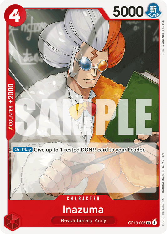 Inazuma - Carrying On His Will - UC - OP13-005