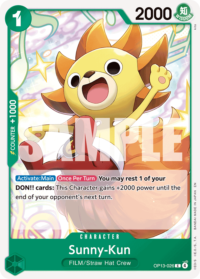 Sunny-Kun - Carrying On His Will - C - OP13-026