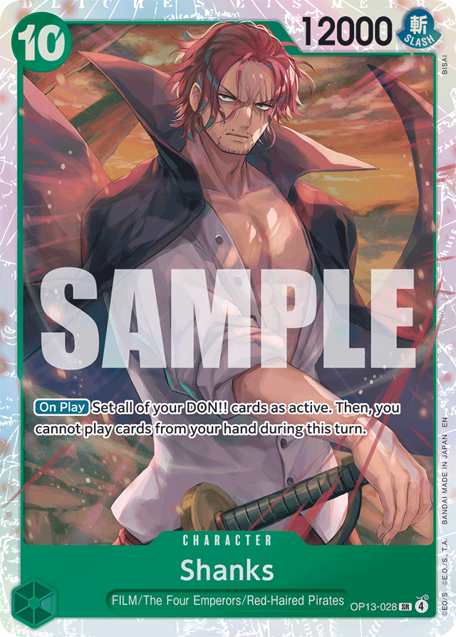 Shanks (028) - Carrying On His Will - SR - OP13-028