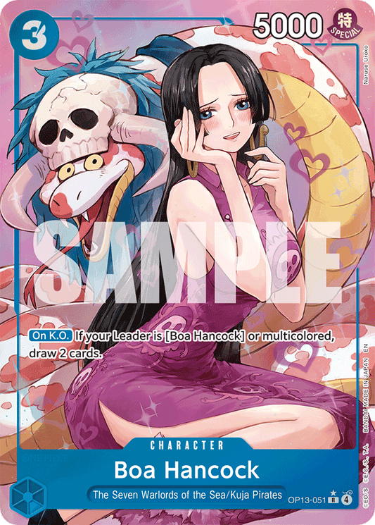Boa Hancock (Alternate Art) - Carrying On His Will - R - OP13-051