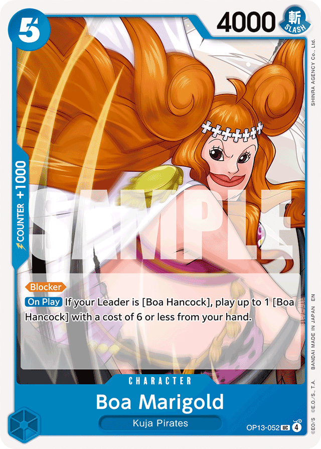 Boa Marigold - Carrying On His Will - UC - OP13-052