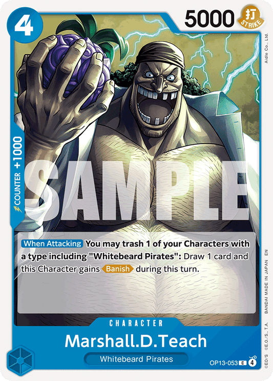 Marshall.D.Teach - Carrying On His Will - C - OP13-053