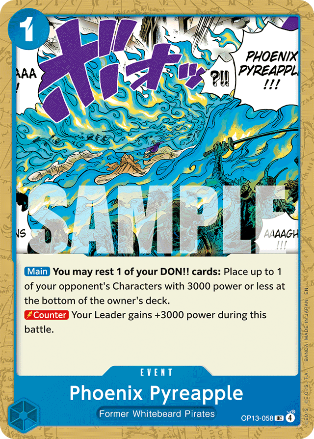 Phoenix Pyreapple - Carrying On His Will - UC - OP13-058