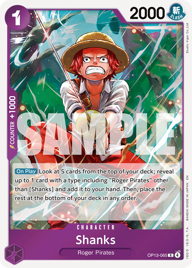 Shanks (065) - Carrying On His Will - R - OP13-065