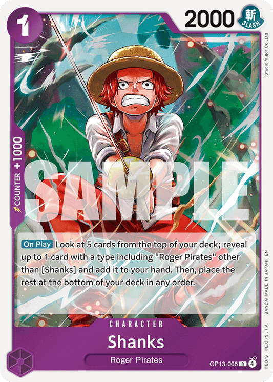 Shanks (065) - Carrying On His Will - R - OP13-065