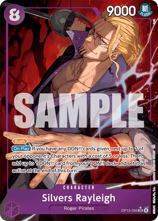 Silvers Rayleigh (Alternate Art) - Carrying On His Will - SR - OP13-066