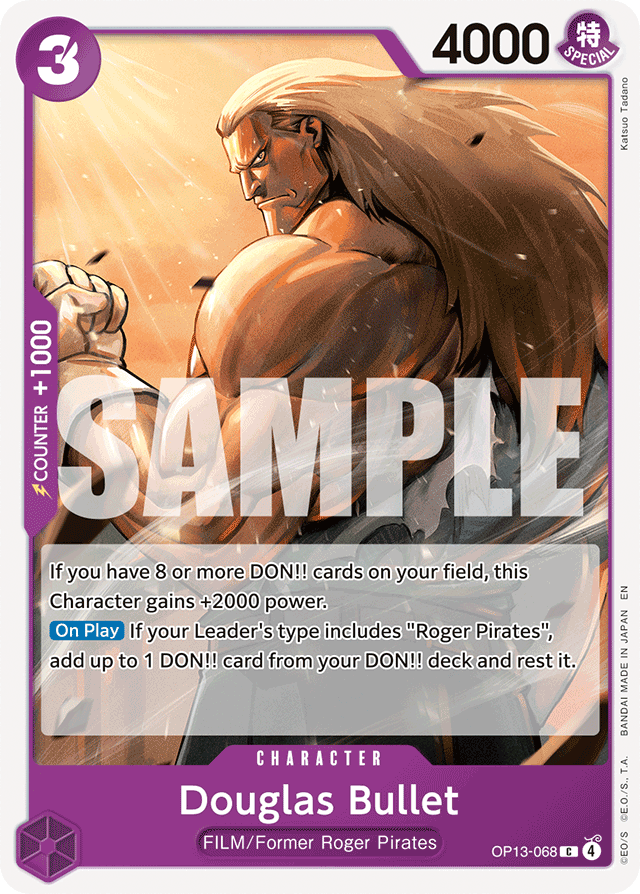 Douglas Bullet - Carrying On His Will - C - OP13-068