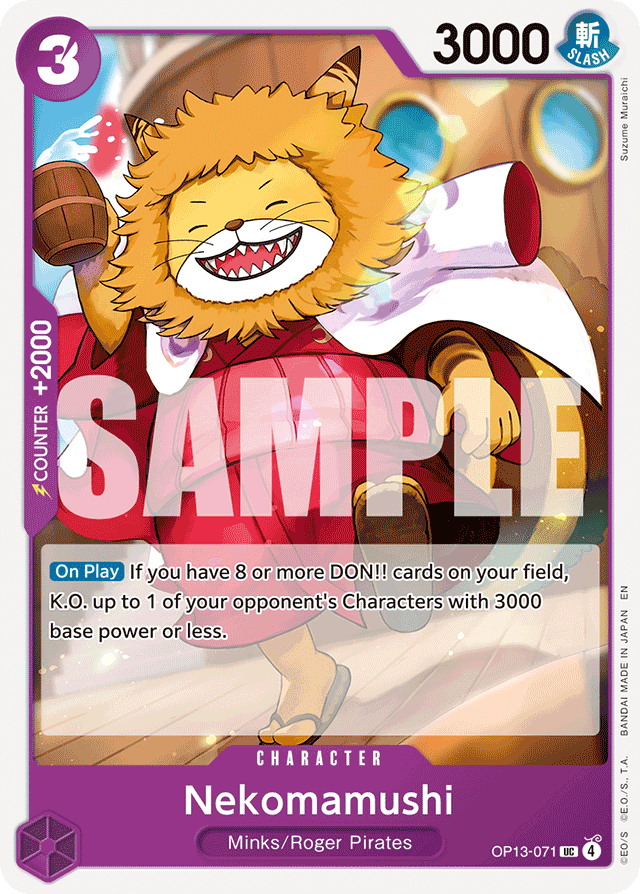 Nekomamushi - Carrying On His Will - UC - OP13-071