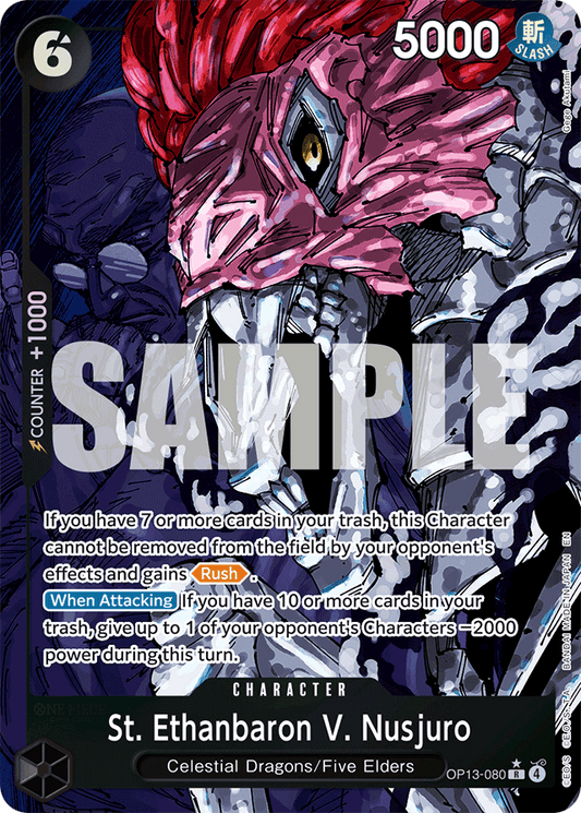 St. Ethanbaron V. Nusjuro (Alternate Art) - Carrying On His Will - R - OP13-080
