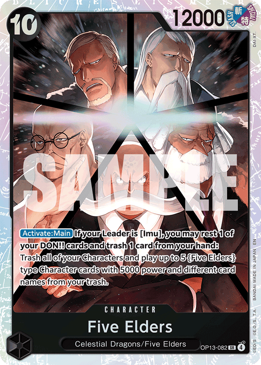 Five Elders - Carrying On His Will - SR - OP13-082