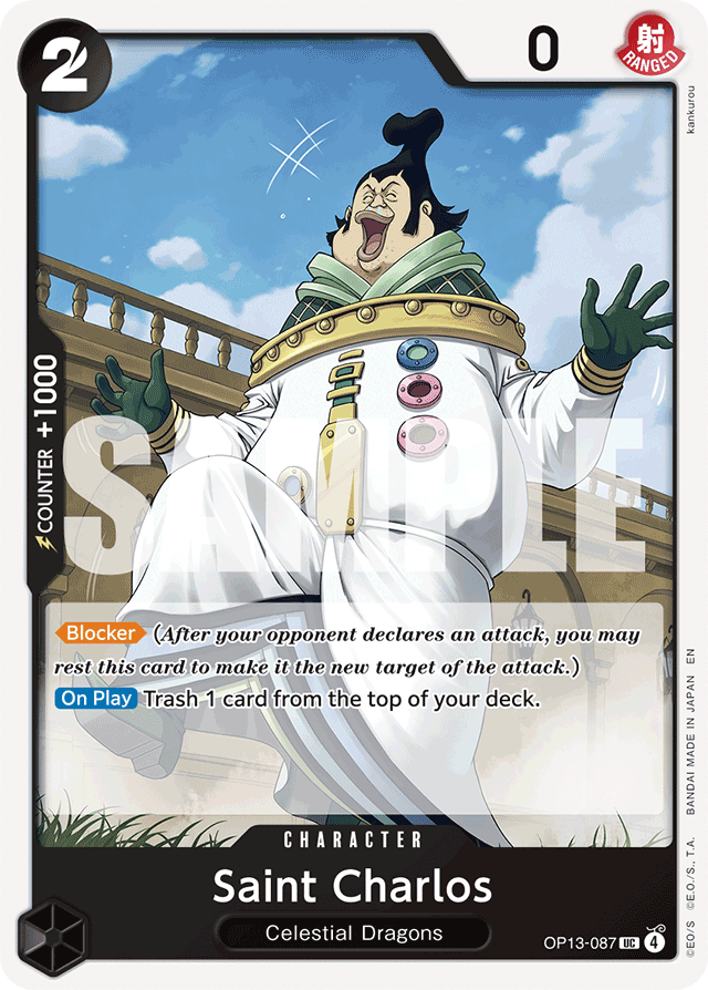 Saint Charlos - Carrying On His Will - UC - OP13-087