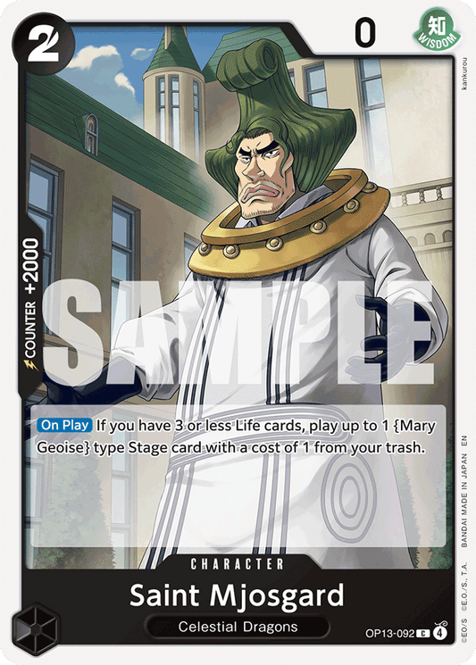 Saint Mjosgard - Carrying On His Will - C - OP13-092