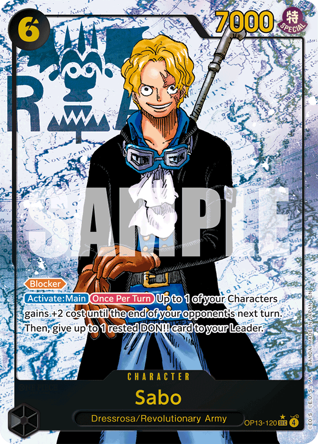 Sabo (120) (Parallel) - Carrying On His Will - SEC - OP13-120