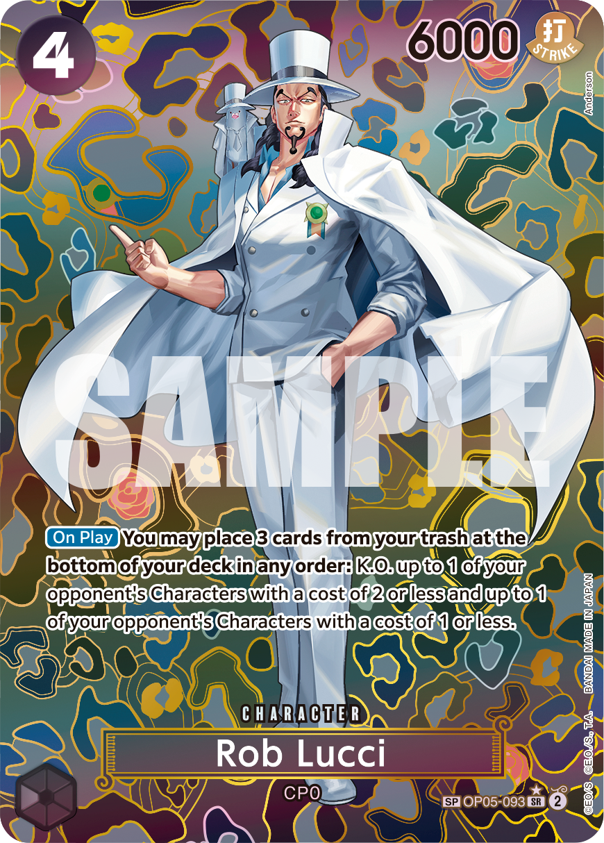 Rob Lucci (SP) - Emperors in the New World - SR - OP05-093