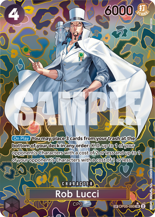 Rob Lucci (SP) - Emperors in the New World - SR - OP05-093