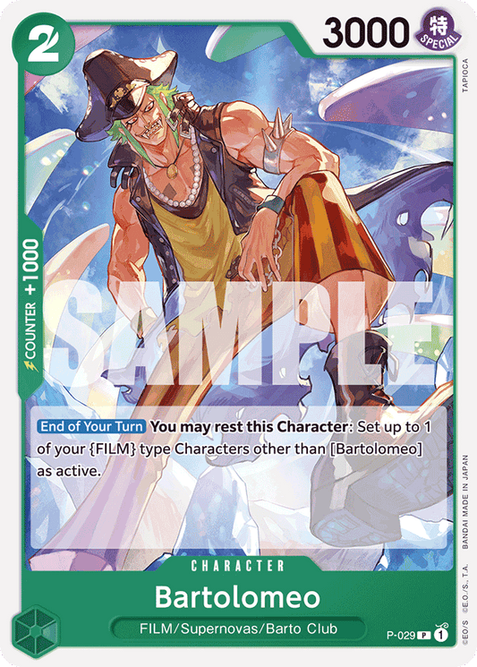 Bartolomeo (P-029) (Reprint) - Premium Booster -The Best- - PR - P-029