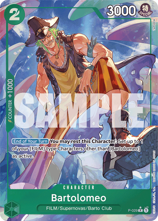 Bartolomeo (P-029) (Full Art) - Premium Booster -The Best- - PR - P-029