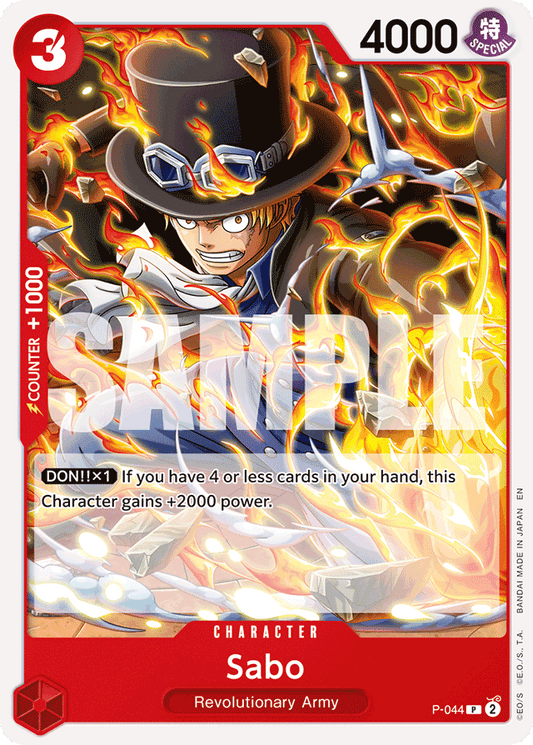 Sabo - P-044 (Reprint) - Premium Booster -The Best- Vol. 2 - PR - P-044