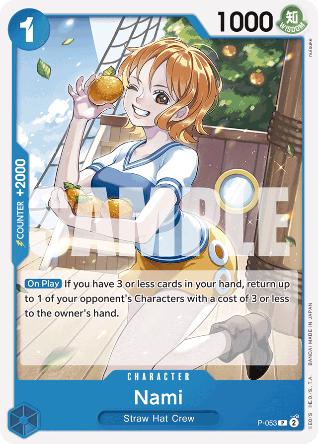Nami (P-053) (Reprint) - Premium Booster -The Best- - PR - P-053