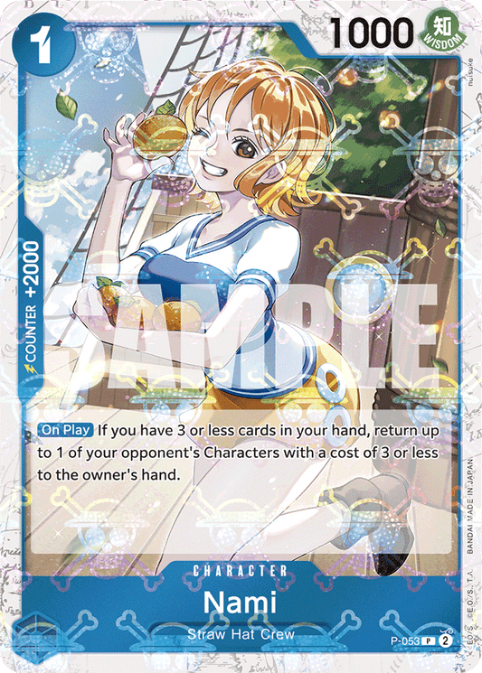 Nami (P-053) (Jolly Roger Foil) - Premium Booster -The Best- - PR - P-053