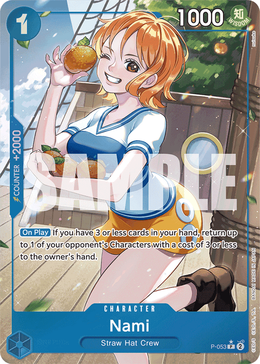 Nami (P-053) (Full Art) - Premium Booster -The Best- - PR - P-053