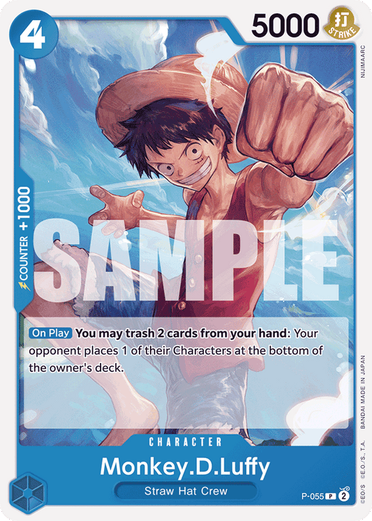 Monkey.D.Luffy (P-055) (Reprint) - Premium Booster -The Best- - PR - P-055