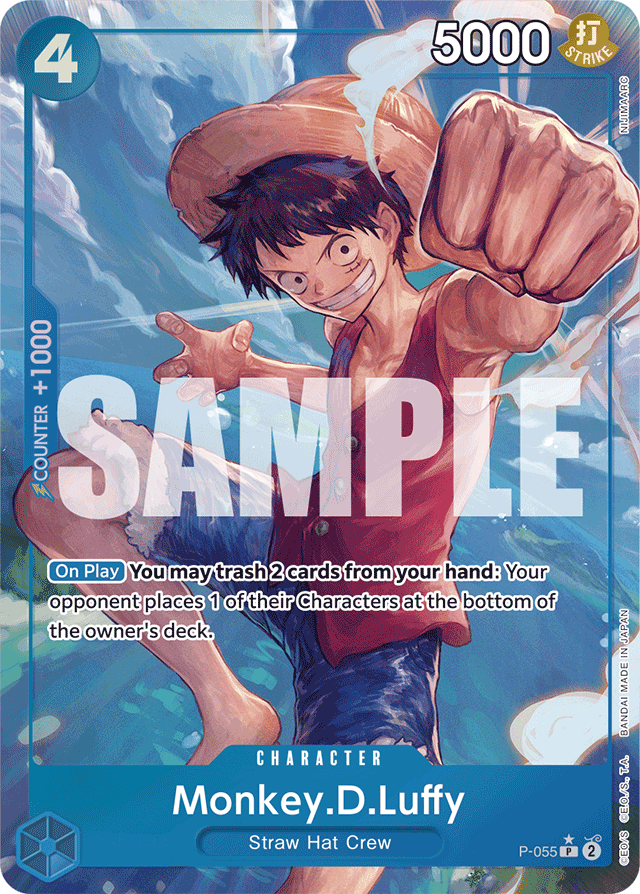 Monkey.D.Luffy (P-055) (Full Art) - Premium Booster -The Best- - PR - P-055