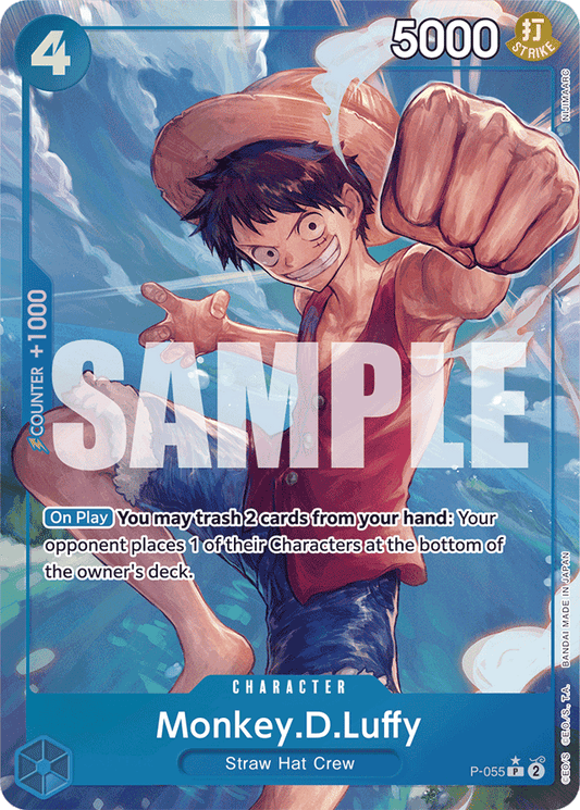 Monkey.D.Luffy (P-055) (Full Art) - Premium Booster -The Best- - PR - P-055