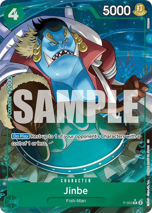 Jinbe - P-063 (Alternate Art) - Premium Booster -The Best- Vol. 2 - PR - P-063