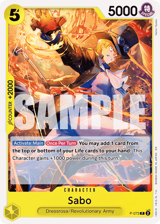 Sabo - P-073 (Reprint) - Premium Booster -The Best- Vol. 2 - PR - P-073
