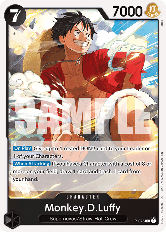 Monkey.D.Luffy - P-075 (Reprint) - Premium Booster -The Best- Vol. 2 - PR - P-075