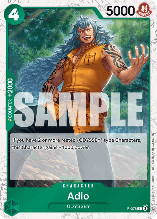 Adio (Pirate Foil) - Premium Booster -The Best- Vol. 2 - PR - P-078