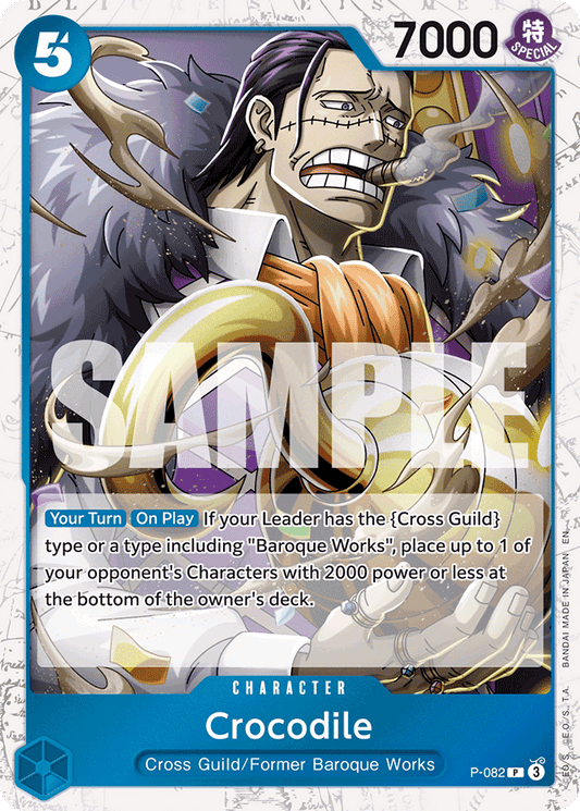 Crocodile - P-082 (Pirate Foil) - Premium Booster -The Best- Vol. 2 - PR - P-082