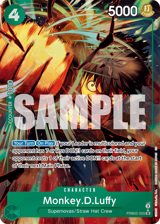 Monkey.D.Luffy - PRB02-005 (Alternate Art) - Premium Booster -The Best- Vol. 2 - SR - PRB02-005