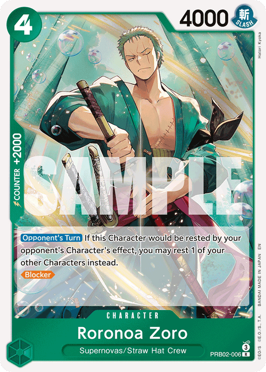 Roronoa Zoro - PRB02-006 - Premium Booster -The Best- Vol. 2 - R - PRB02-006