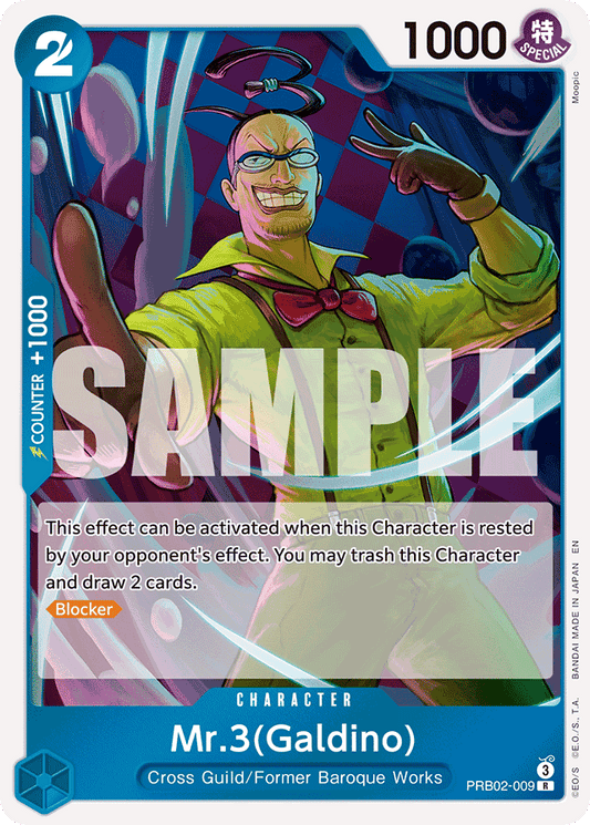Mr.3(Galdino) - PRB02-009 - Premium Booster -The Best- Vol. 2 - R - PRB02-009