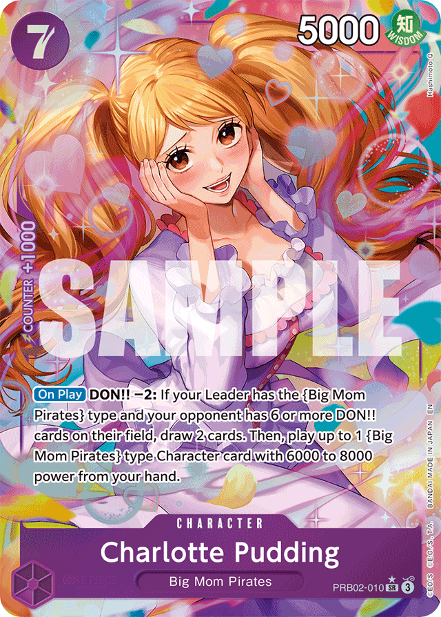 Charlotte Pudding - PRB02-010 (Alternate Art) - Premium Booster -The Best- Vol. 2 - SR - PRB02-010