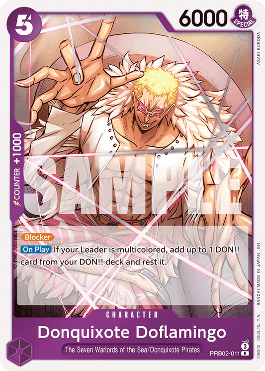 Donquixote Doflamingo - Premium Booster -The Best- Vol. 2 - R - PRB02-011