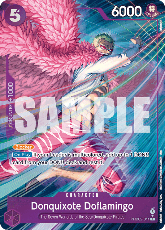 Donquixote Doflamingo (Alternate Art) - Premium Booster -The Best- Vol. 2 - R - PRB02-011
