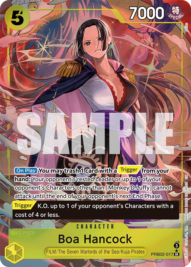 Boa Hancock (Alternate Art) - Premium Booster -The Best- Vol. 2 - SR - PRB02-017