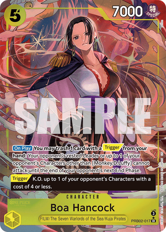 Boa Hancock (Alternate Art) - Premium Booster -The Best- Vol. 2 - SR - PRB02-017