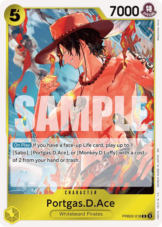 Portgas.D.Ace - PRB02-018 - Premium Booster -The Best- Vol. 2 - R - PRB02-018